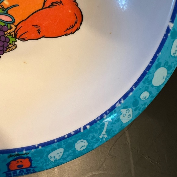 Vintage Bear In The Big Blue House Bowl Bear & Ritter Melamine Ware Disney - Picture 6 of 11